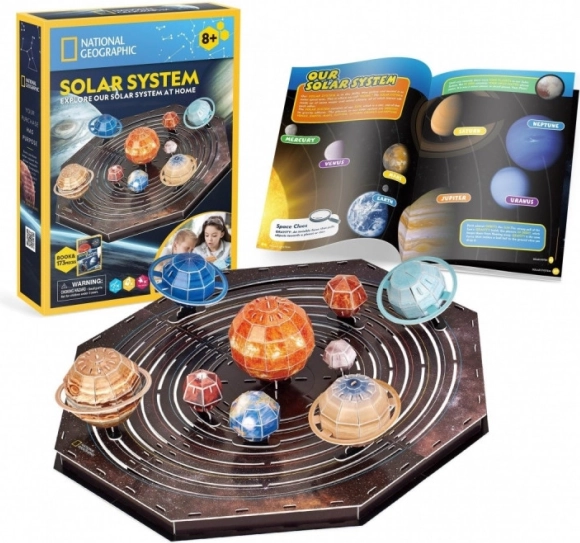 3D puzzle NATIONAL GEOGRAPHIC Sunčev sustav – 173 dijelova