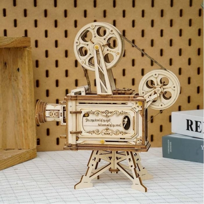 RoboTime 3D drvene mehaničke puzzle Filmski projektor