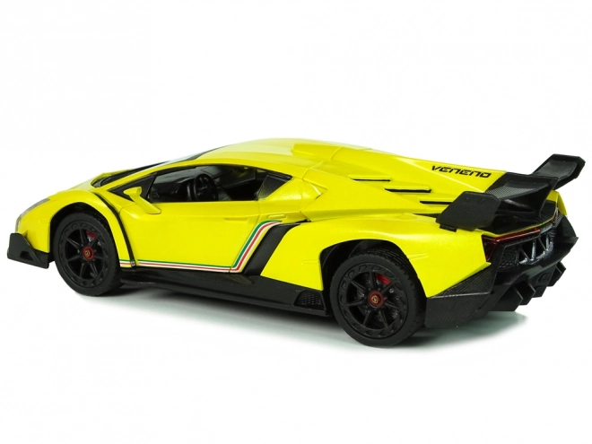 Daljinski upravljani Lamborghini Veneno Žuti 2.4G daljinsko upravljanje volanom Zvukovna svjetla