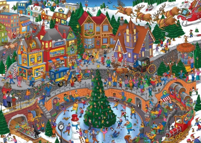 Grafika Puzzle Blagdanski Metež 500 Dijelova