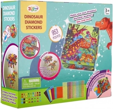 Kreativni set Dijamantne sličice Dinosaurus