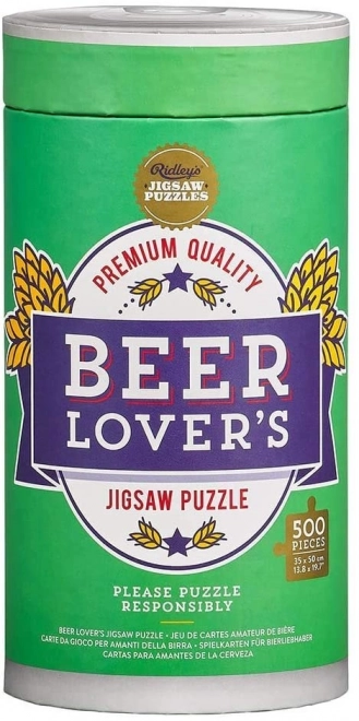 Ridley's Games Puzzle za ljubitelje piva, 500 dijelova