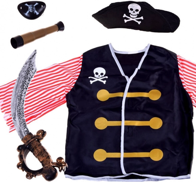 Dječji piratski kostim s mačem i dodacima