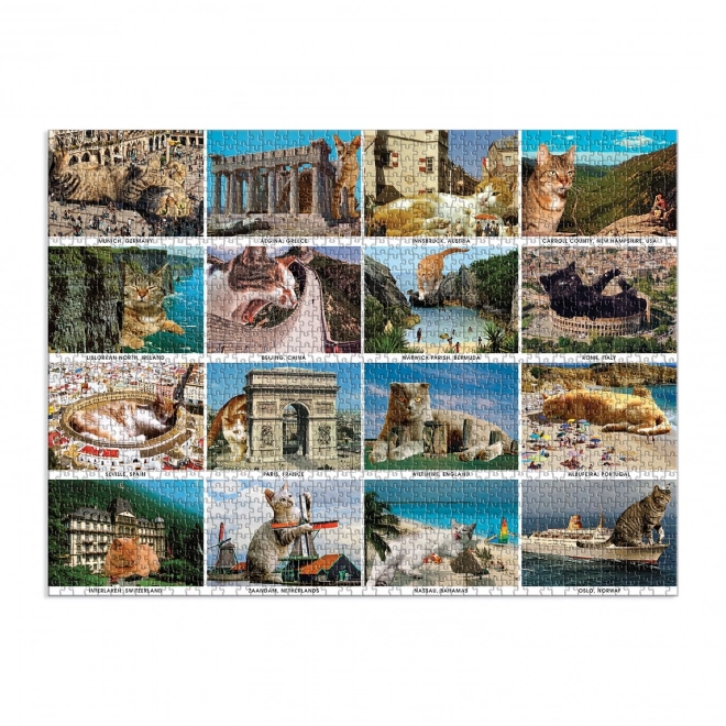 Galison puzzle mačke na odmoru 1500 komada