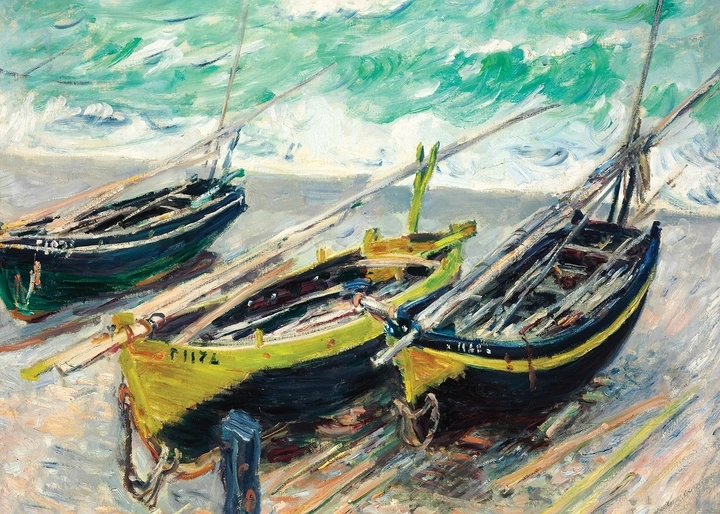Interdruk Puzzle Art: Tri ribarska broda 1000 dijelova