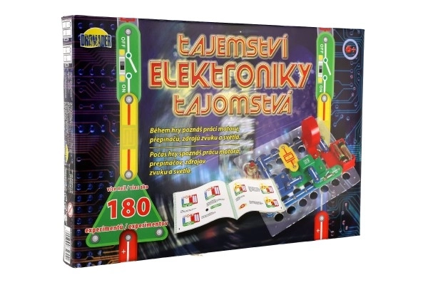 Tajne elektronike 180 eksperimenata na baterije u kutiji 42x28,5x4cm od 6 godina