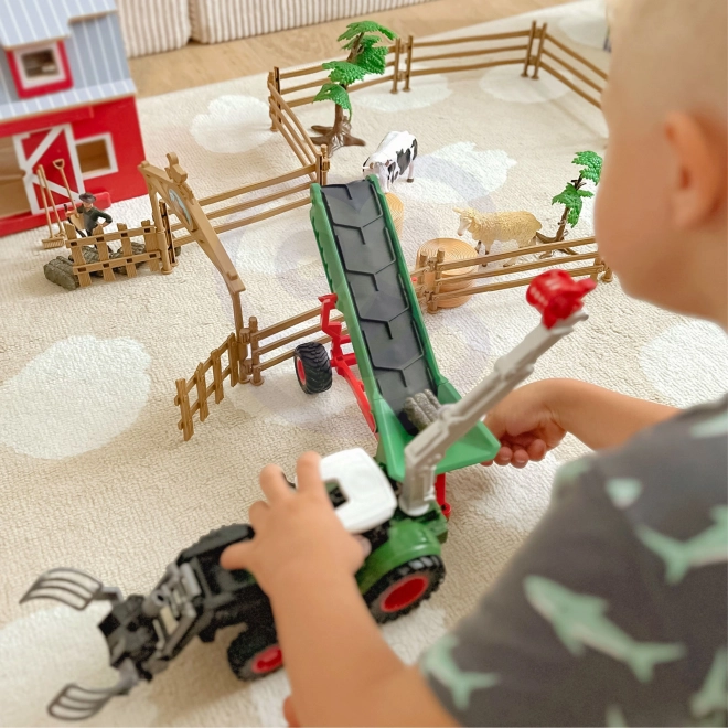 Set poljoprivrednih strojeva mini traktor farma WOOPIE