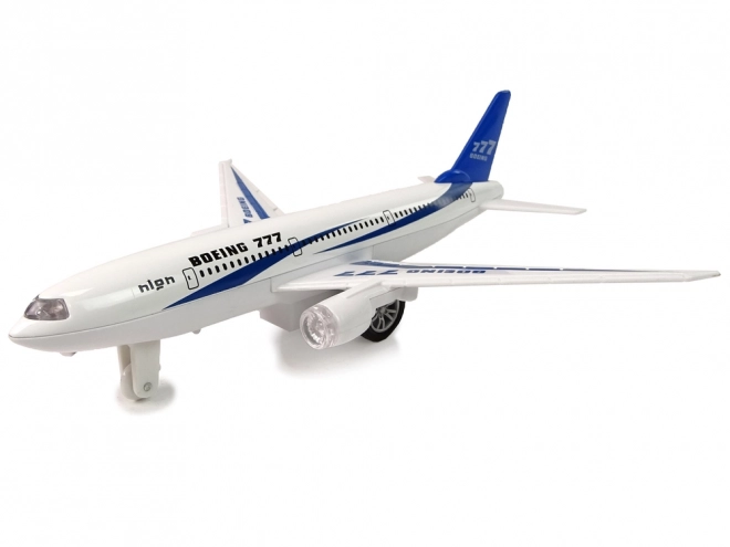 Osobni zrakoplov Boeing 777 White Powered Lights Sounds