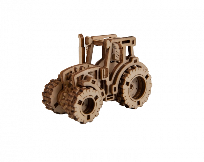 Drveni grad 3D puzzle Superbrzi traktor