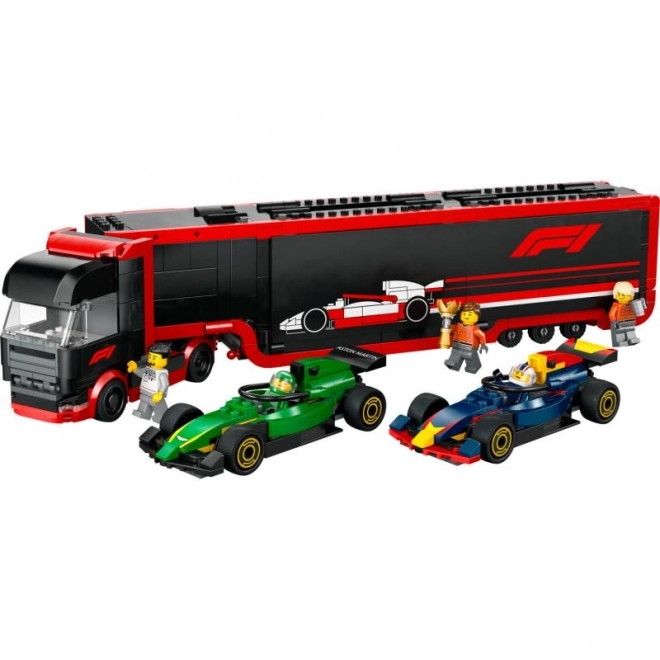 LEGO® City 60445 Kamion F1® s vozy F1® RB20 i AMR24