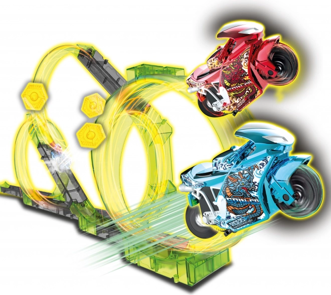 Spin and Build Deluxe staza s dva motocikla