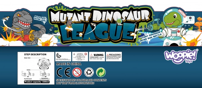 Pištolj na vodu s ruksakom Dino