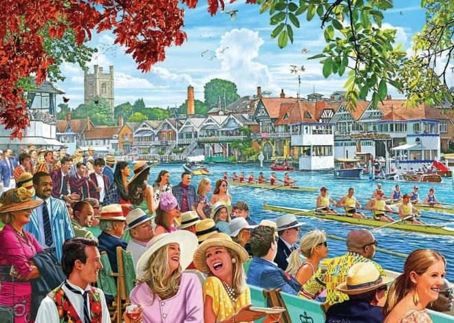 GIBSONS Puzzle Veslanje na utrci 1000 dijelova