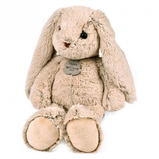 Doudou Histoire d'Ours plišani prijatelj bež zec 40 cm