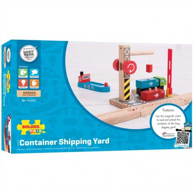 Bigjigs Rail Kontejnerski Terminal