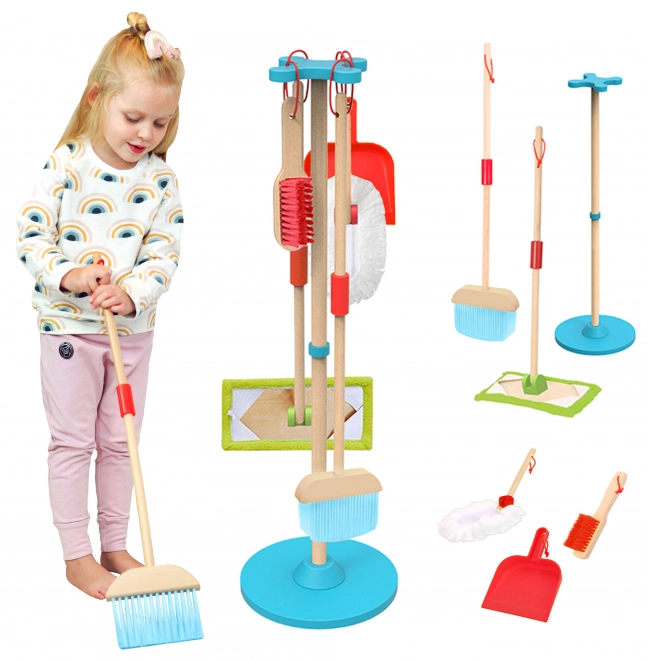 Drvena garnitura za čišćenje za djecu Tooky Toy