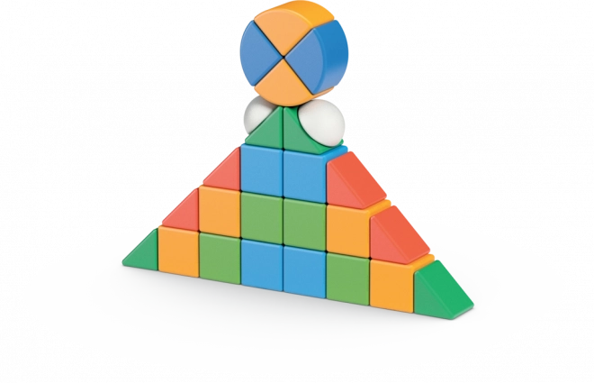 GEOMAG Magnetne kocke Magicube Shapes - Svijet 32 dijela
