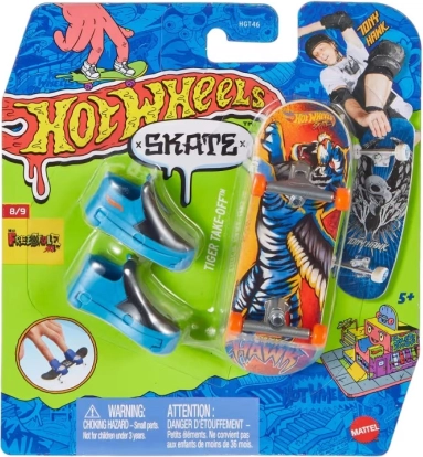 Hot Wheels Skate prstna daska s cipelama