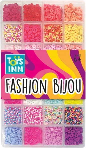 Set perlica Clay Beads – ružičasti miks boja