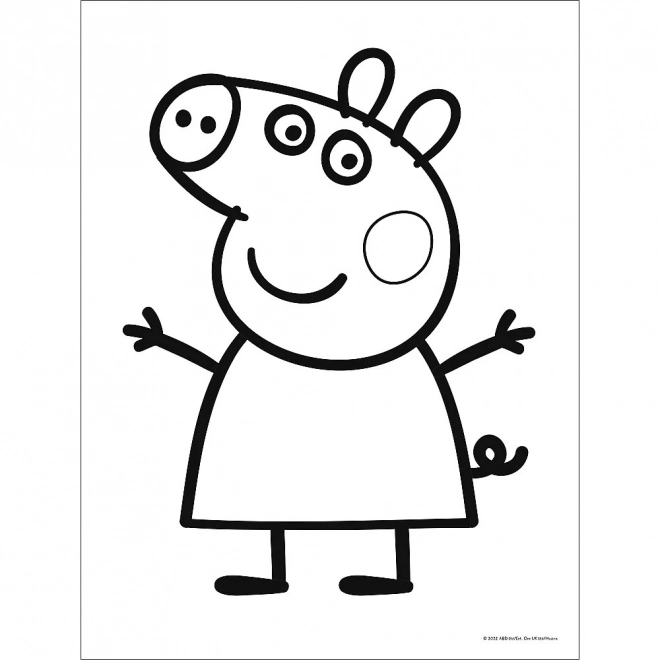 Baby MAXI 2x10 dijelova slagalice Veseli dan Peppa, Prase Peppa