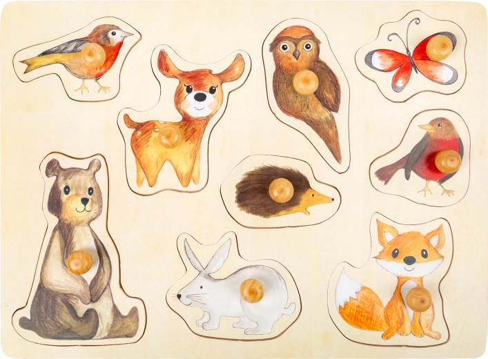 Drvene puzzle Šumske životinje small foot