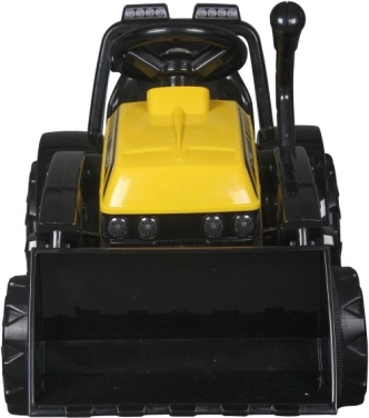 Baterijski traktor ZP1001B s lopatom i trubom, žuti