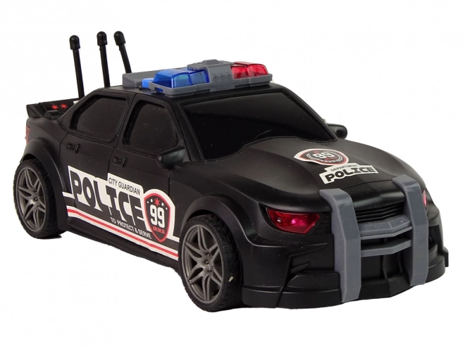 Policijski sportski automobil 1:16 Black Sound