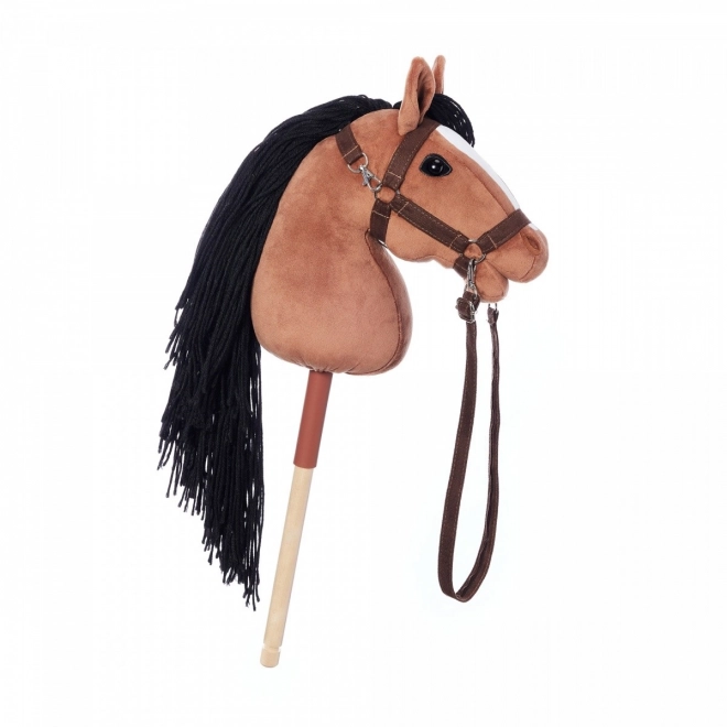 Konj na štapu Hobby Horse HOPPIHORSE tamnosmeđi