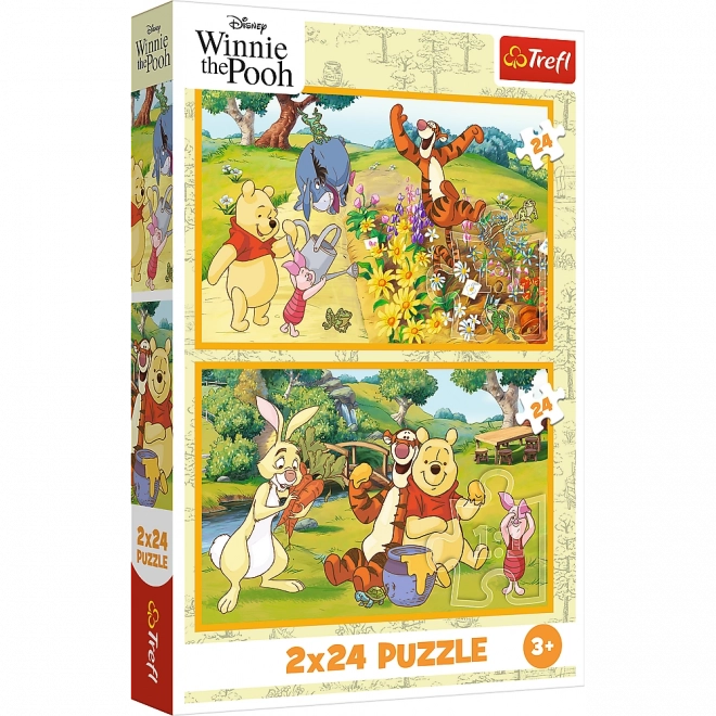 Slagalica 2x24 Disney Medo Winnie Pooh - Dan u vrtu