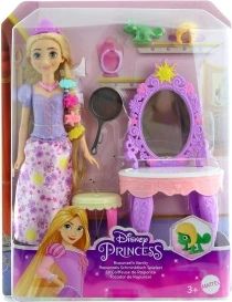 Disney Princeza Rapunzel sa stilskim dodacima – igraći set s lutkom i prijateljem Pascalom