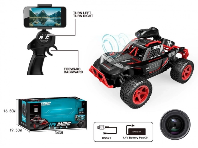 Trkaći RC auto s kamerom