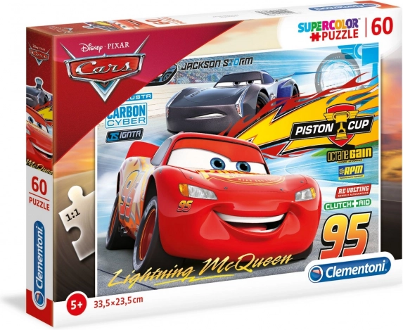 CLEMENTONI Puzzle Cars 3: Piston Cup 60 dijelova