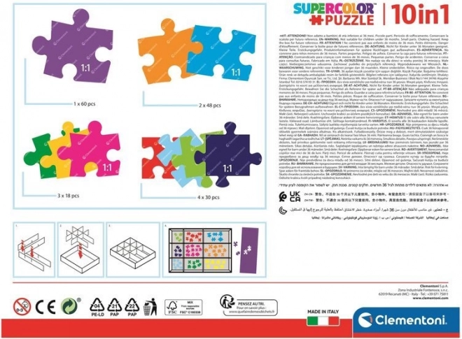 10 puzzli u jednom pakiranju