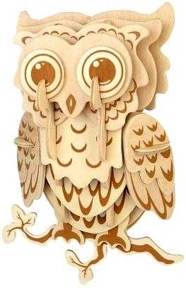 Woodcraft drvene 3D puzzle sovičica