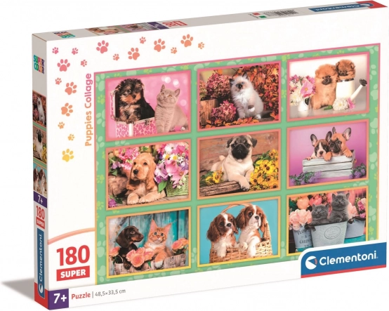 clementoni puzzle štenci 180 dijelova