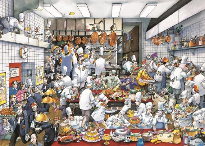 Puzzle HEYE Cartoon Classics: Kreativni kuhari 1000 dijelova
