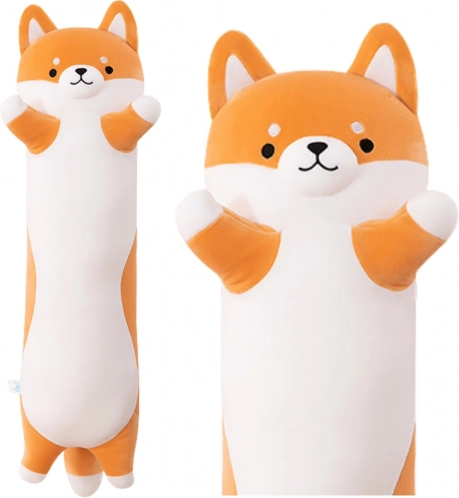 Plišani pas shiba – izdužena jastučasta igračka 60 cm