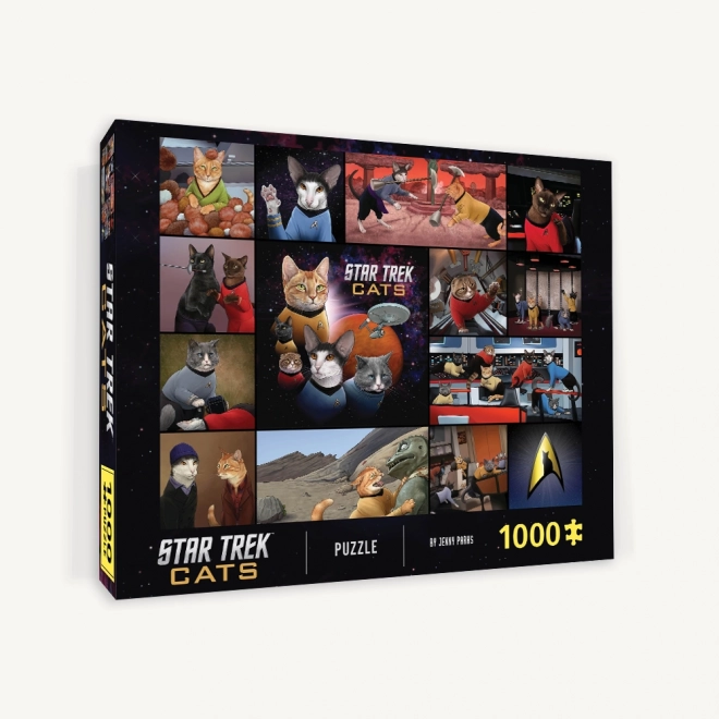 Star Trek mačkice puzzle 1000 dijelova