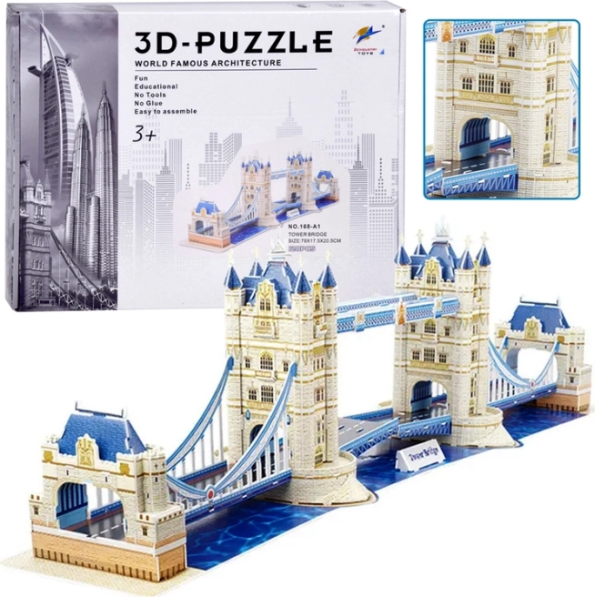 3D puzzle Tower Bridge 120 dijelova