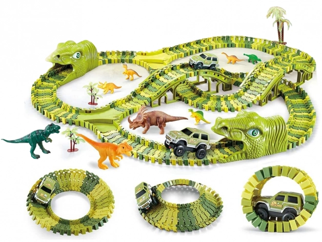 Fleksibilna dinosaurov autodruma 240 komada