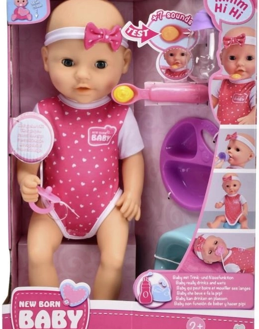 Panenka New Born Baby Hungry 38 cm