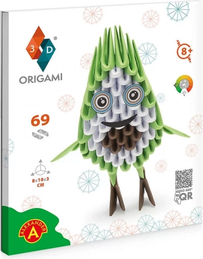 Finished 3D figure from 69 pieces