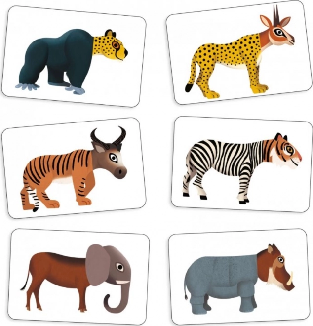 DJECO Kartonska igra Anijumble