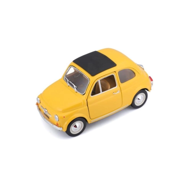 Bburago model automobila Fiat 500 F 1965 žuti 1:24