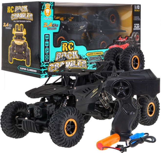 Crawler Rock za djecu 6+ Daljinski upravljani pogon 1:10 6x6 + rezervni kotači