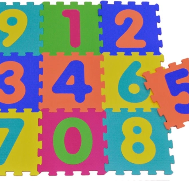 Pjenaste puzzle s brojevima za djecu