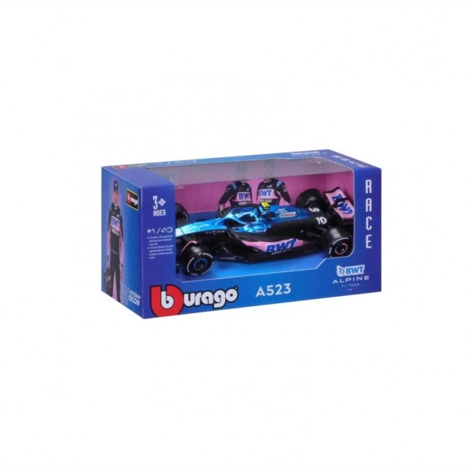 Bburago 1:43 UTRKA Formula F1 - BWT Alpine F1 Tim A523 (2023) #10 (Pierre Gasly)