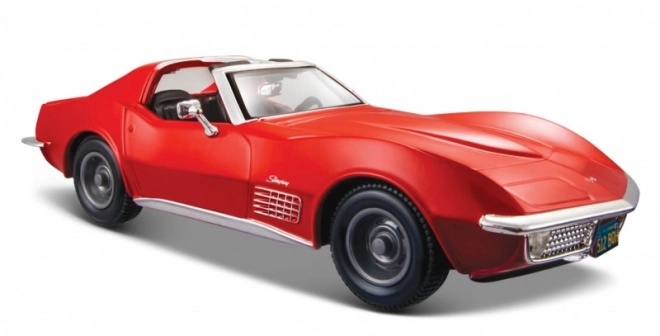 Model metalni 1970 Chevrolet Corvette crveni