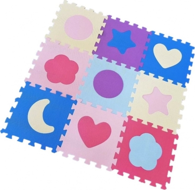 Pjenaste puzzle oblici 9 kom
