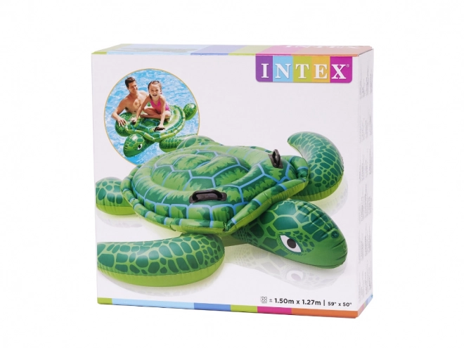 Nafukajući madrac kornjača INTEX za djecu s ručkama 150cm